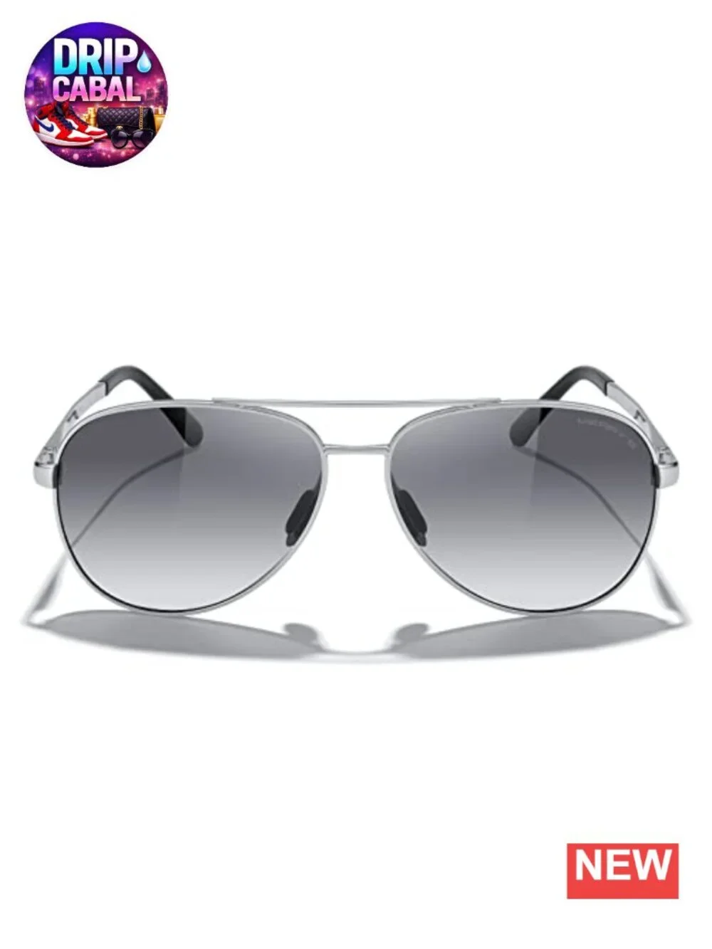 Polarized Aviator Sunglasses for Men Women UV400 Driving Glasses with Leather